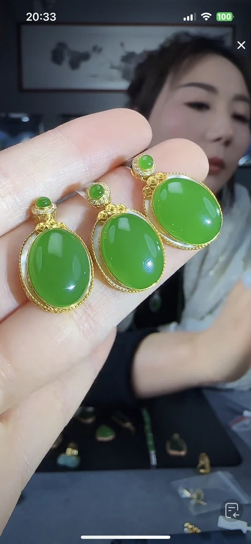 和田玉吊坠18k 不含链多样性发货拍一发一