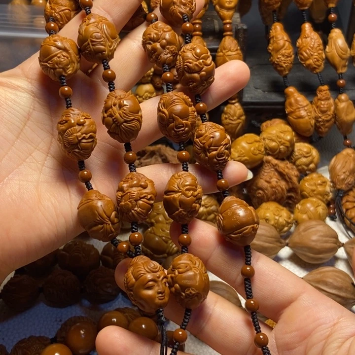 【闪购商品】橄榄核手串/手链财神脖挂