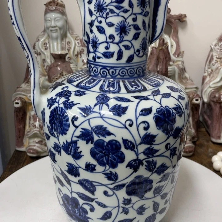 陶瓷青花花胶一件