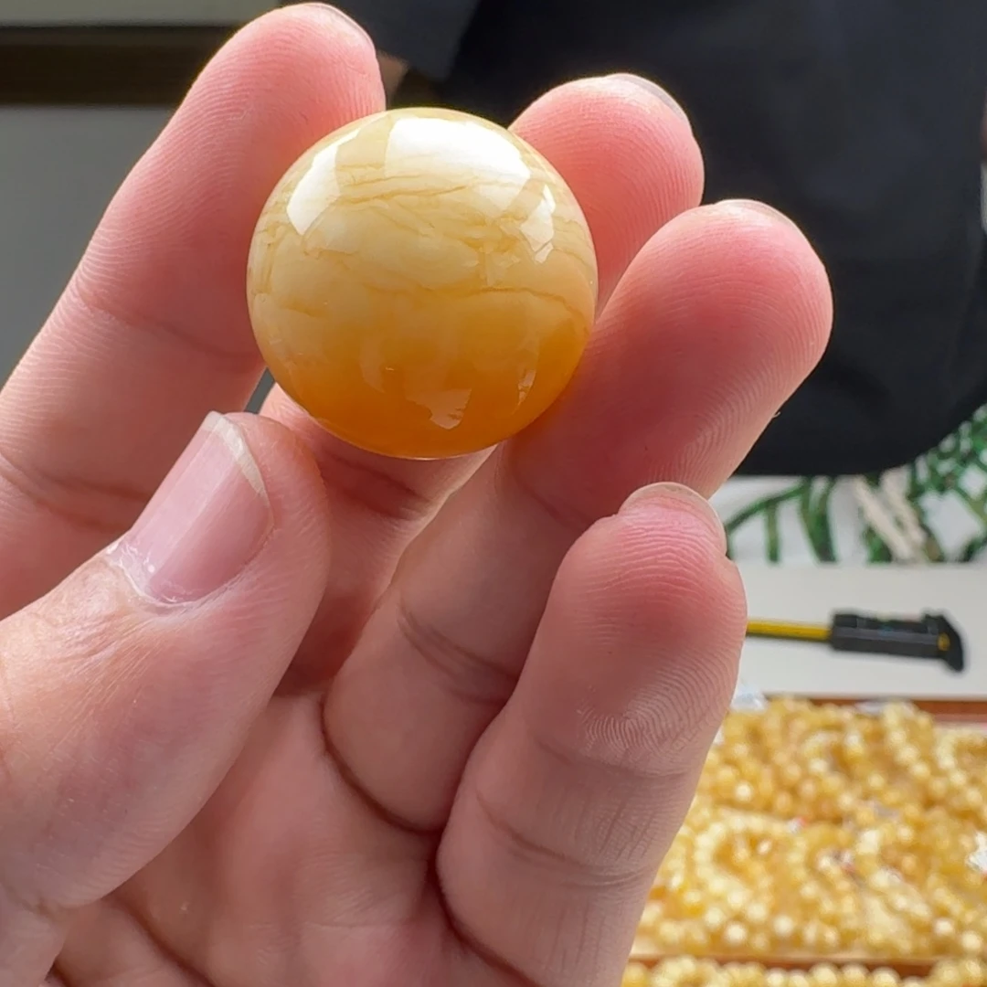 琥珀未镶嵌手链单珠