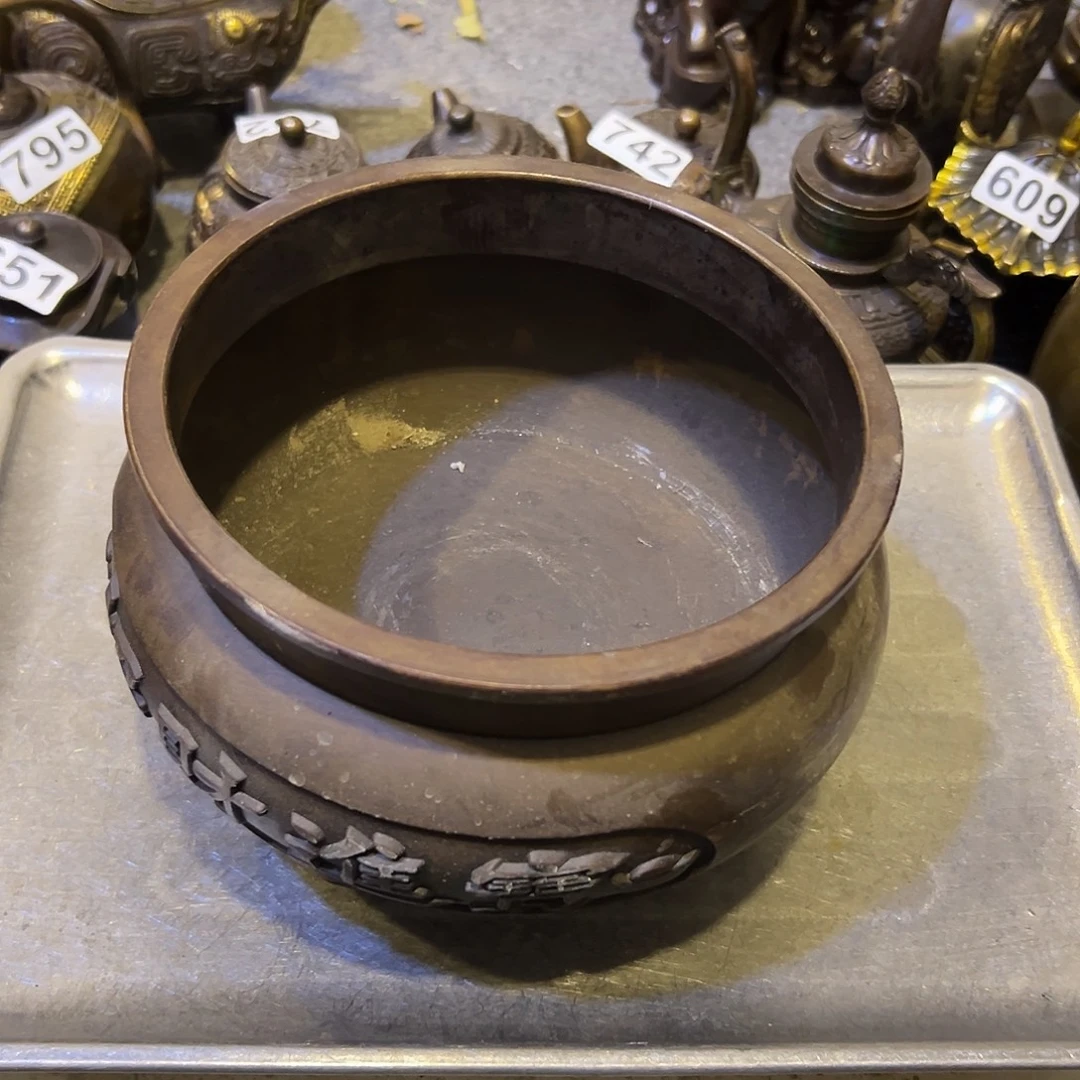 黄铜摆件，文房摆件