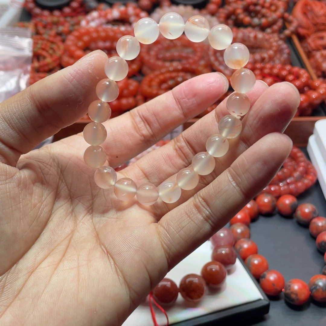 南红玛瑙手链未镶嵌