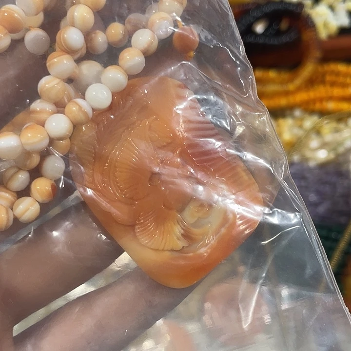 海***恋合金玛瑙/玉髓珠宝半成品60号打包