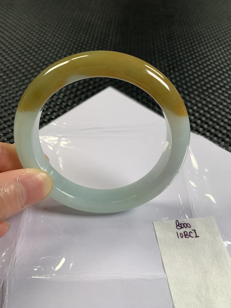 天然缅甸翡翠A货手镯 10BCI