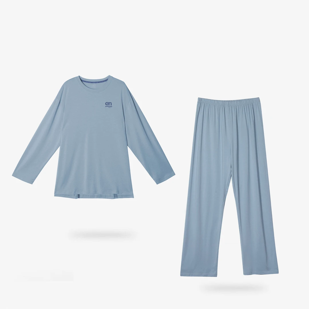 【彭彭echo专属】高级简约男士长袖男士家居套装