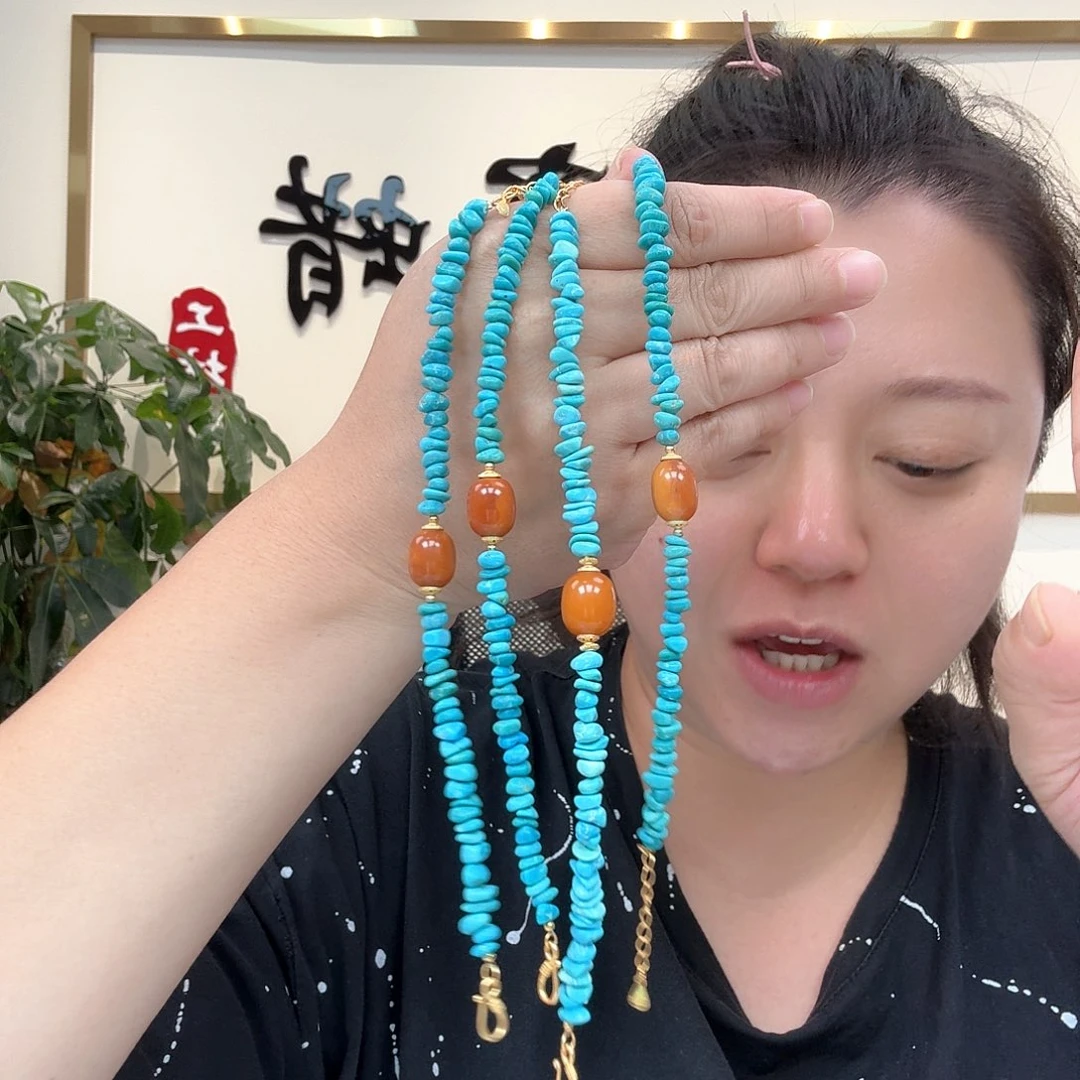未镶嵌绿松石珠宝奇石231 多样性发货发其一