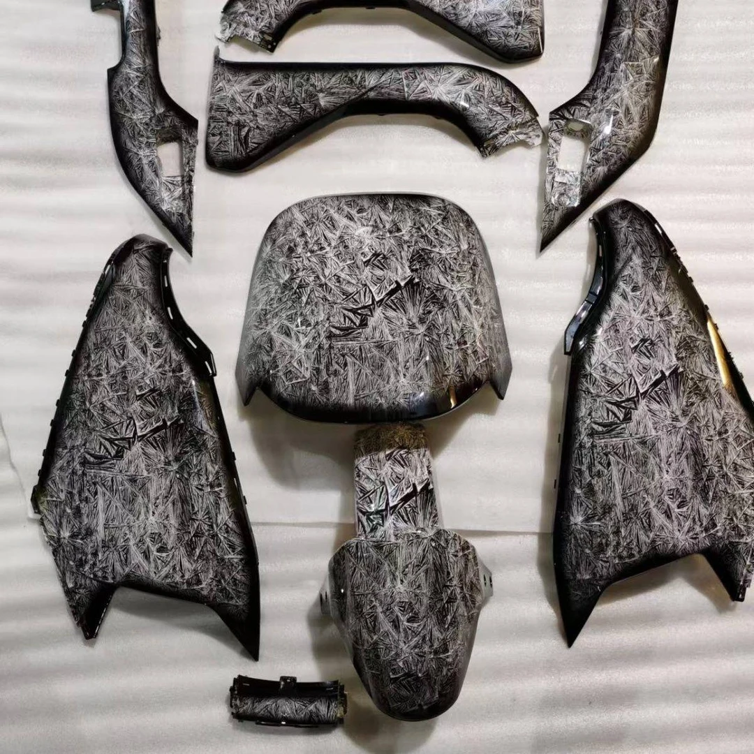 爆款九号电动车m395c爆裂纹车壳 九号M系外壳改装颜色定制爆裂纹