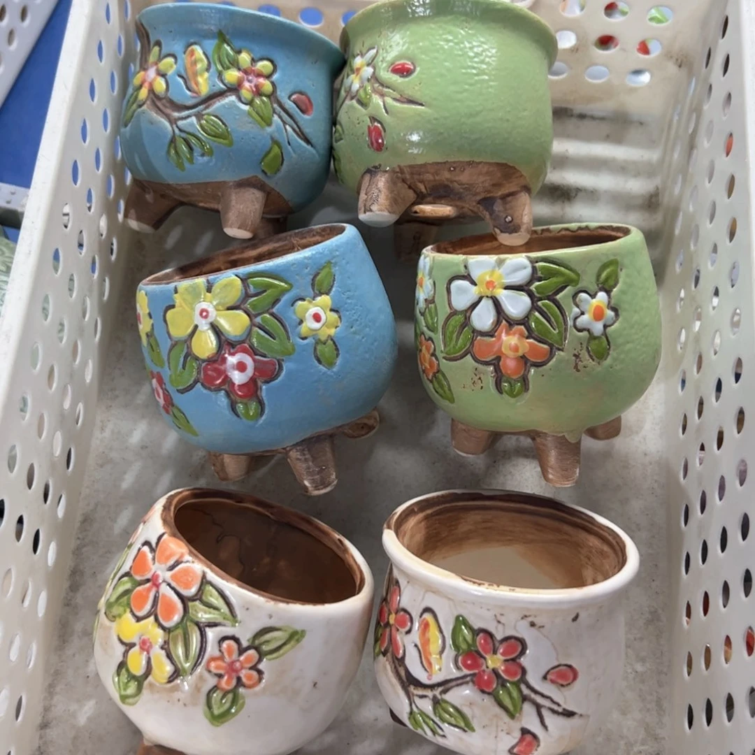 陶瓷多肉小花盆@@27