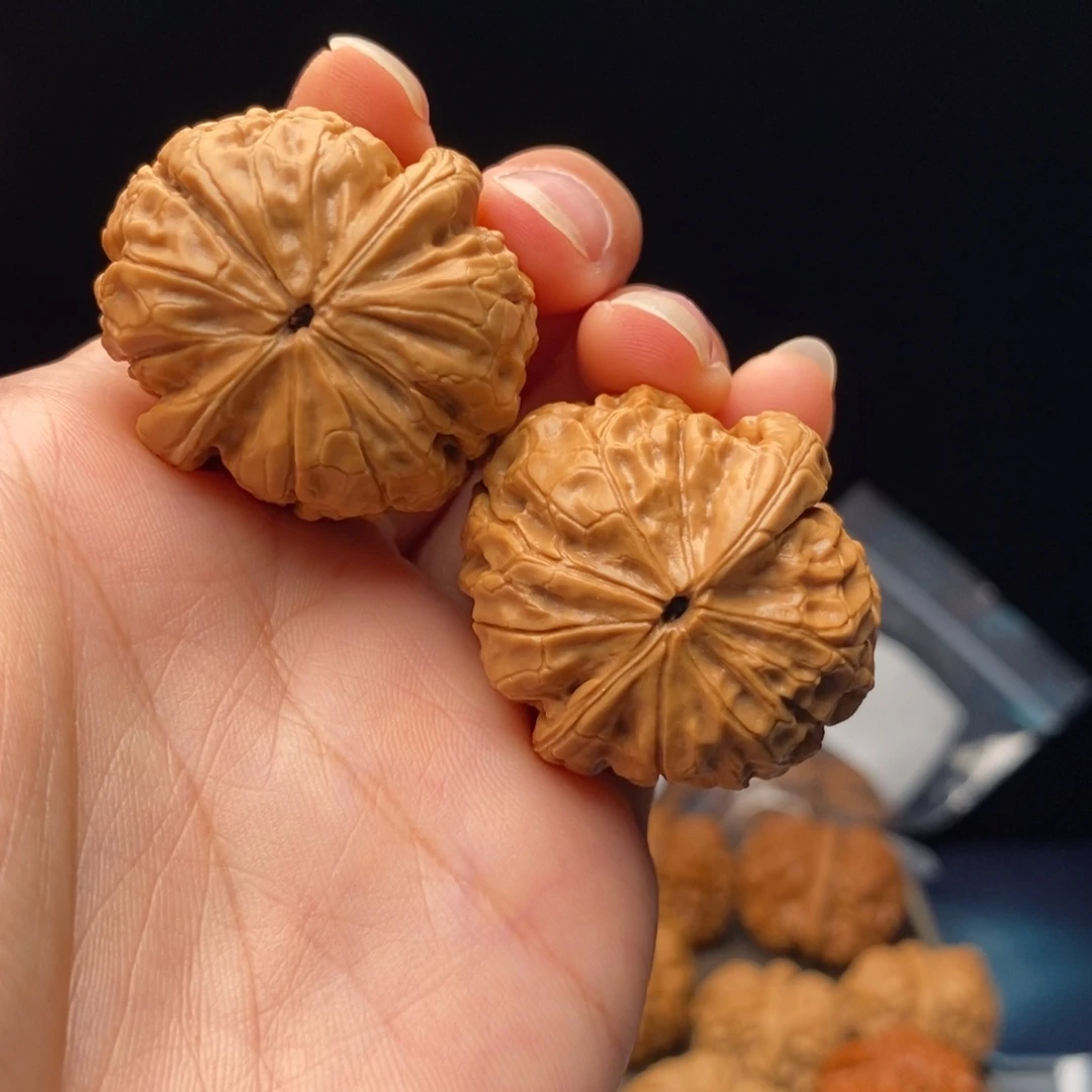 文玩核桃把件?****、甲骨纹34尺寸