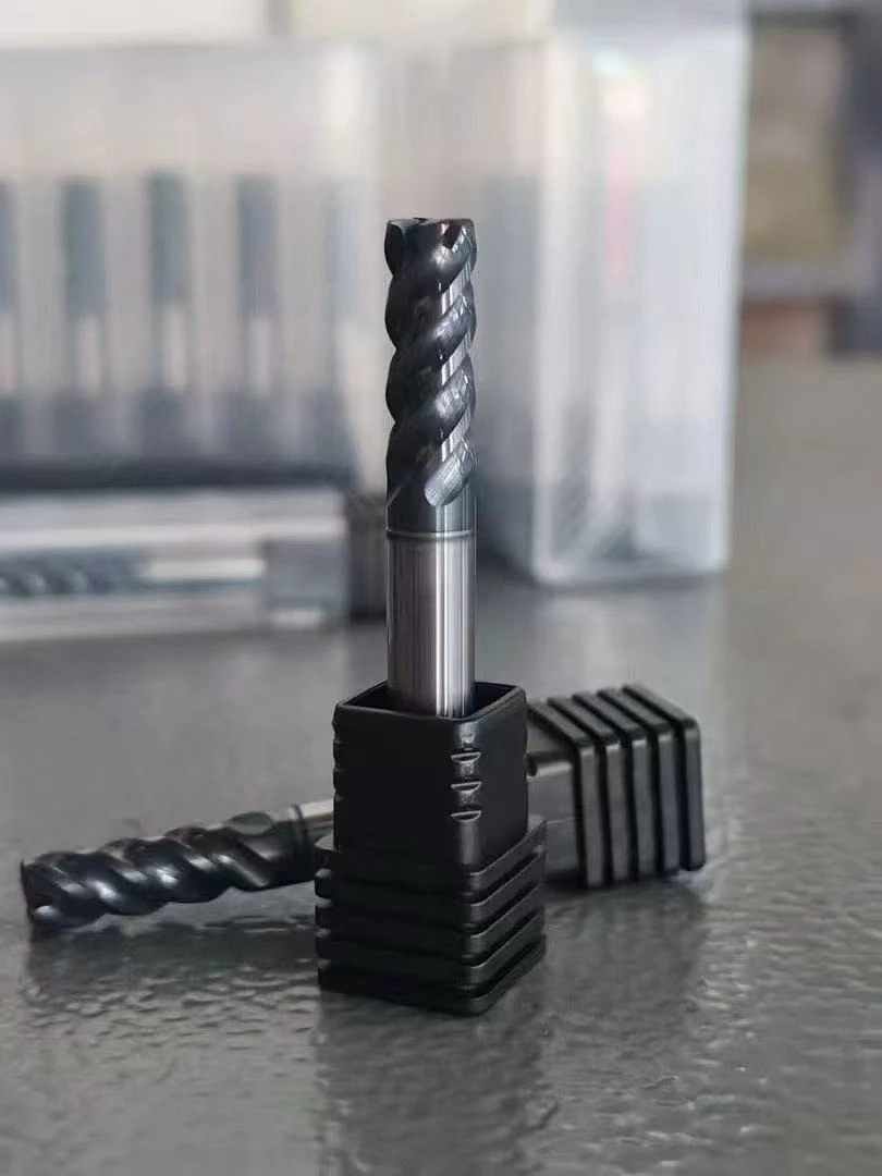 超级动态圆鼻刀高硬度耐磨涂层4刃CNC数控刀合金/高精度钨钢铣刀