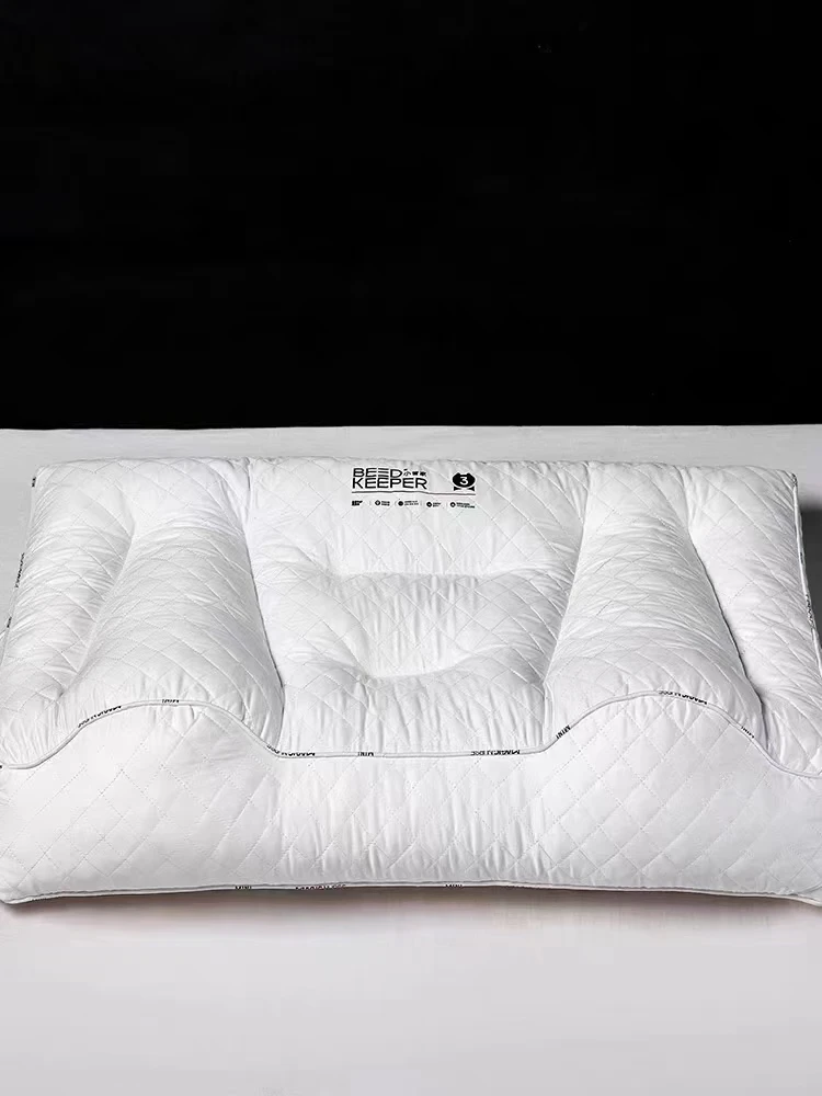 小管家4D抗菌德国SUPRELLE纤维护颈分区全棉三防面料乳胶颗粒枕头