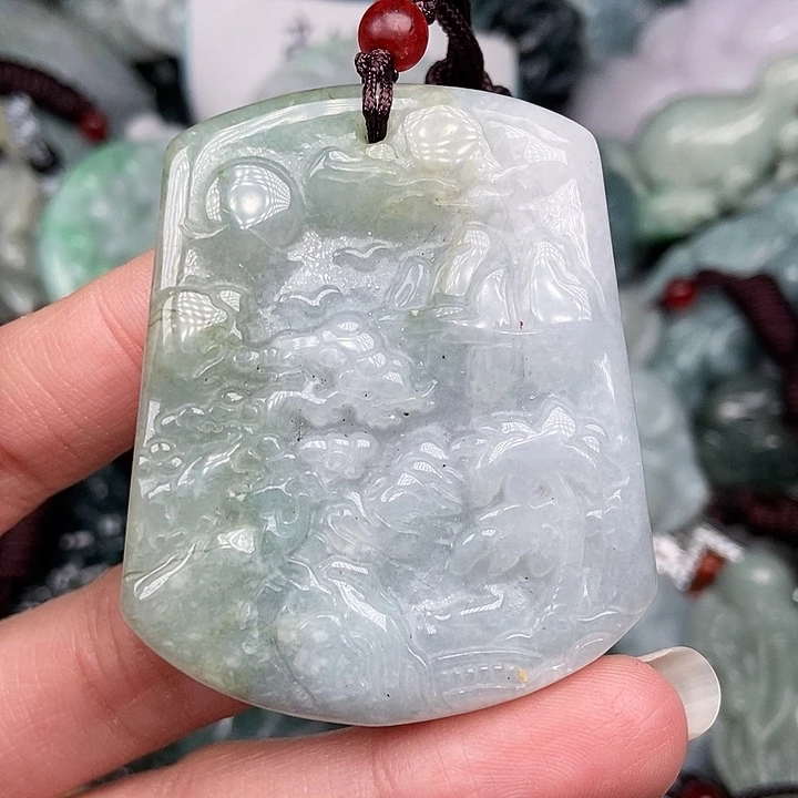 颈饰未镶嵌翡翠翡翠