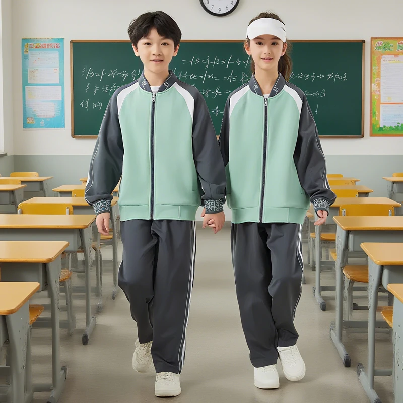 江西赣州市校服春秋款中小学生教育局统一标准初高中长袖舒适套装
