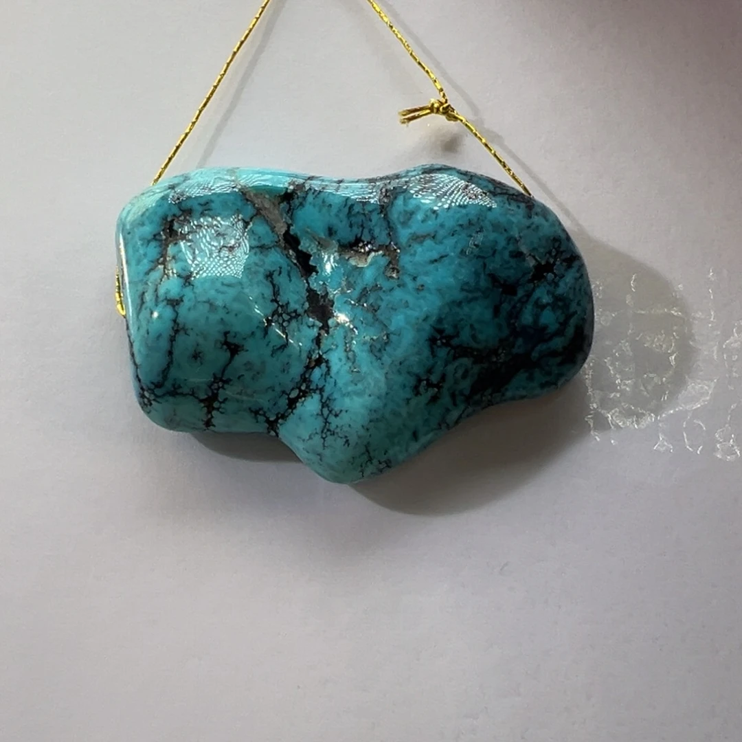 绿松石未镶嵌挂件