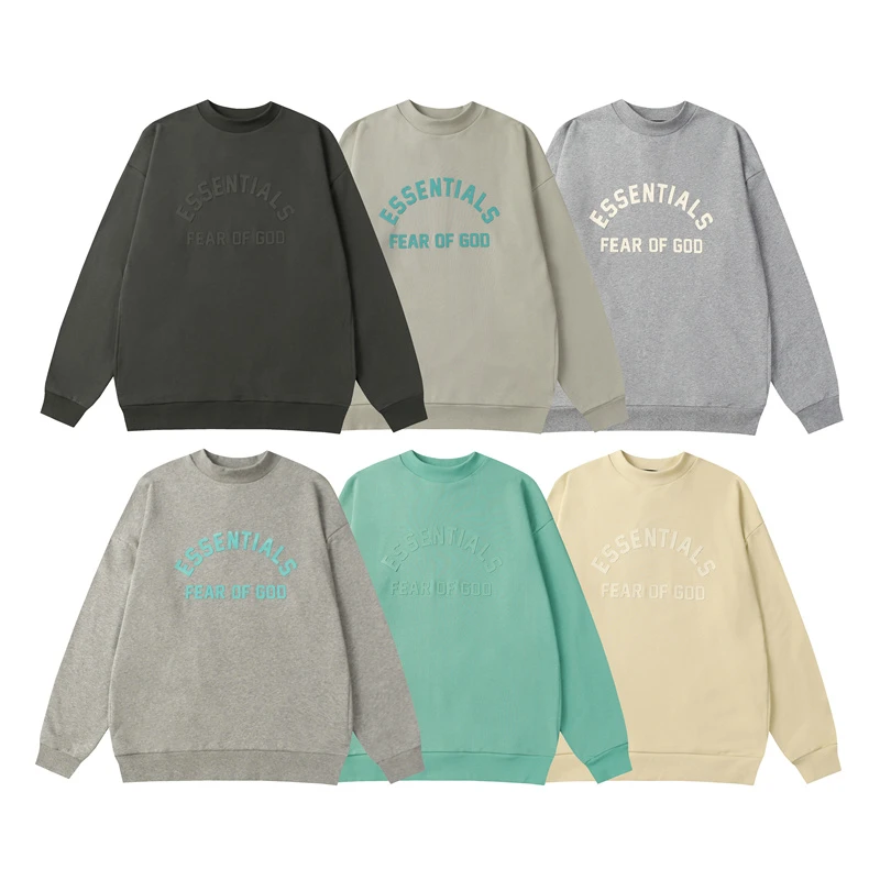 EAGLE ESSENTIALS春秋毛圈不加绒卫衣长袖潮牌男女情侣百搭上衣