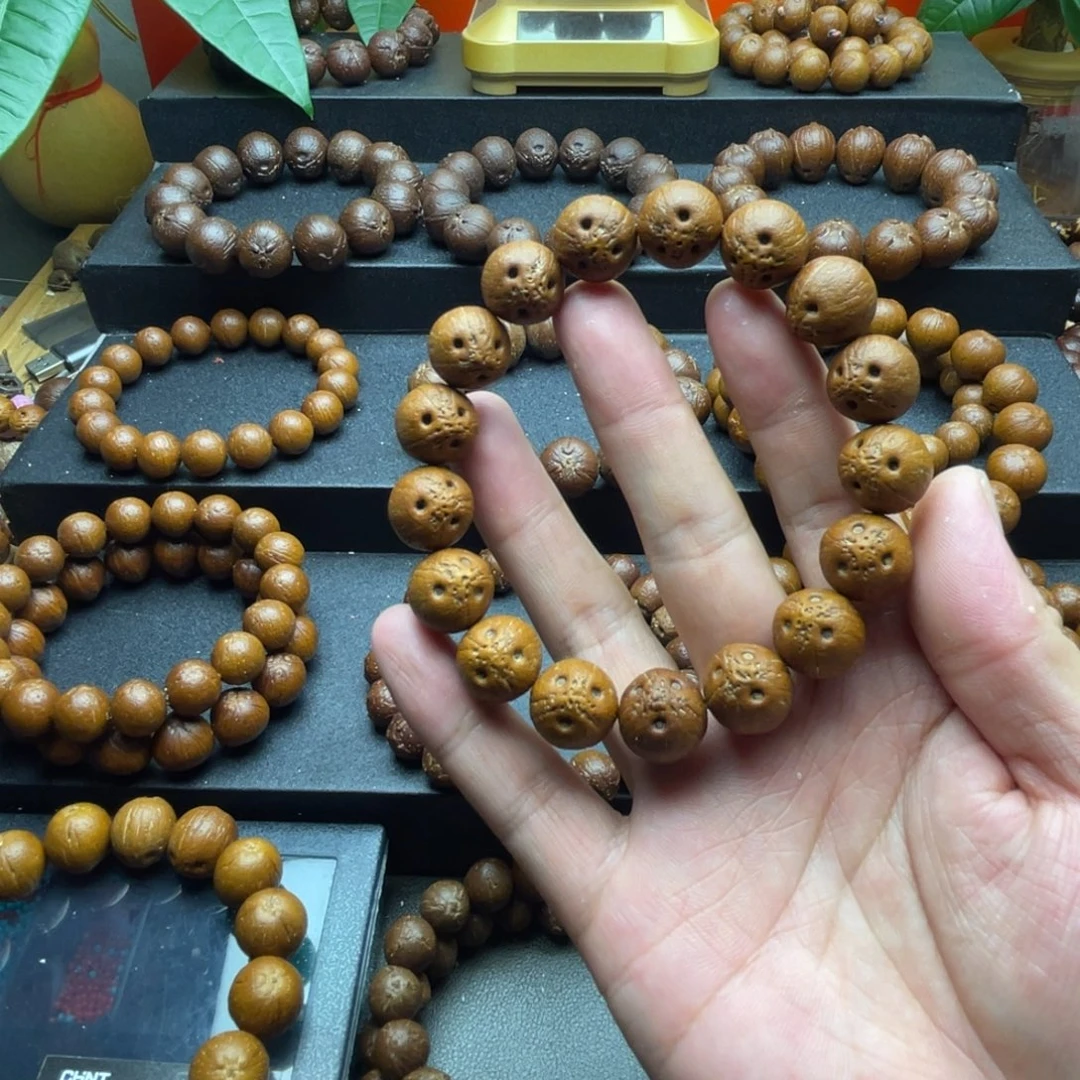 手串紫金鼠15尺寸纯圆