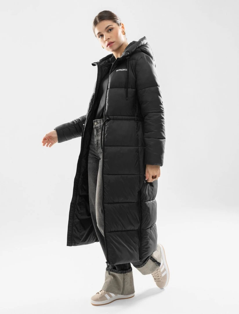 闪闪兒 元SIROK*O保暖连帽休闲中长款棉服11135