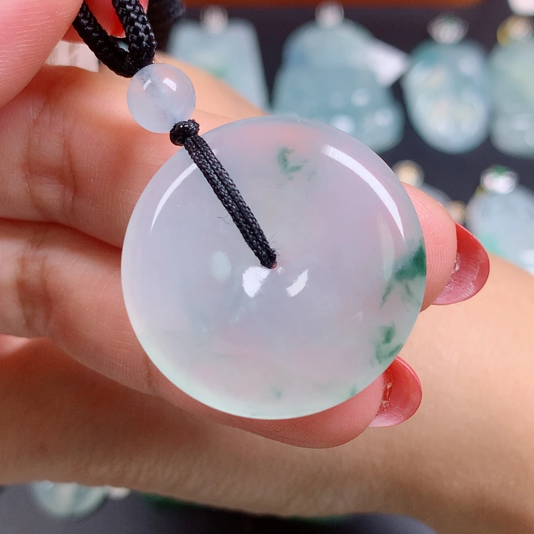 颈饰未镶嵌翡翠扣子