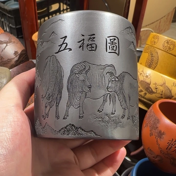 茶杯紫砂全手工紫砂