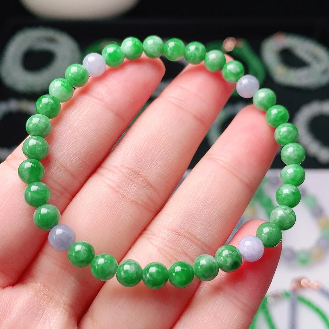 未镶嵌手链翡翠翡翠