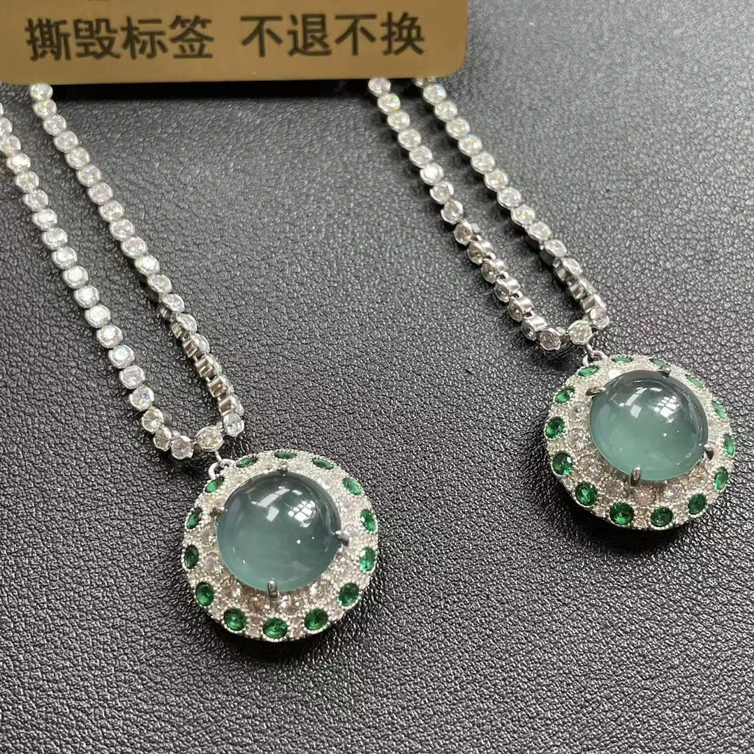 【胖】翡翠吊坠多样性发其一 @k（配饰品链子）