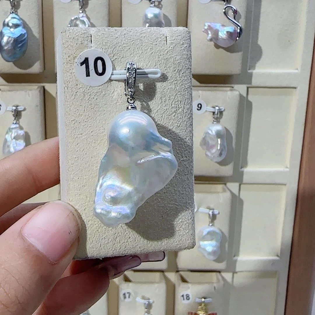 颈饰合金淡水珍珠