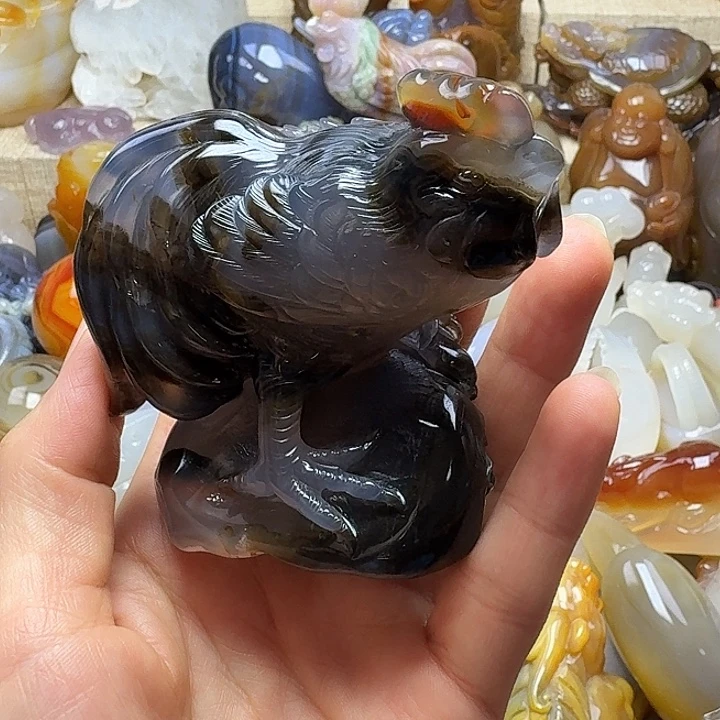 新***理玛瑙/玉髓未镶嵌饰品