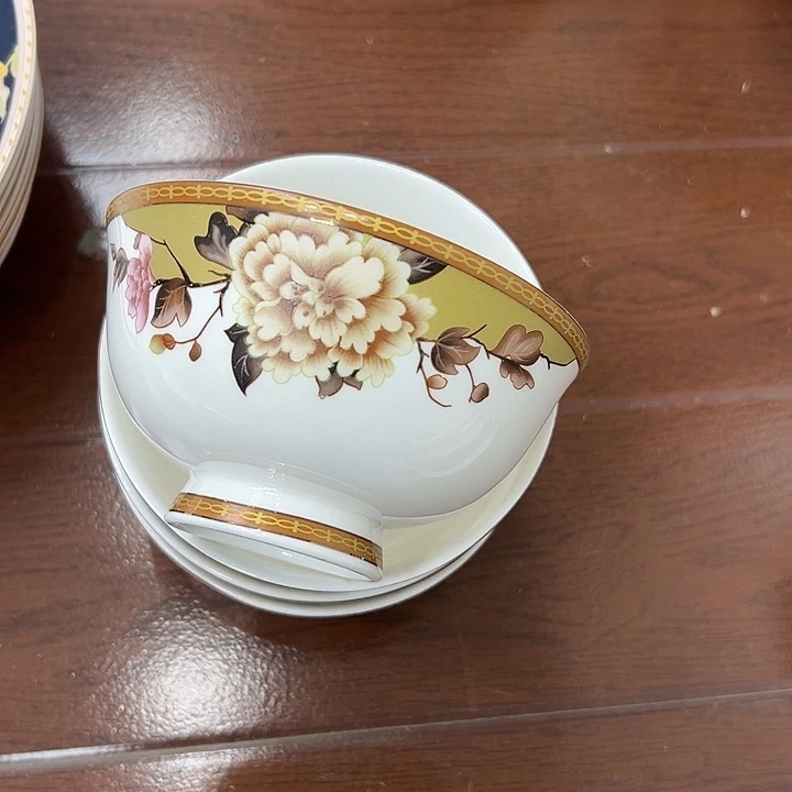 搪瓷瑕疵饭碗4个装