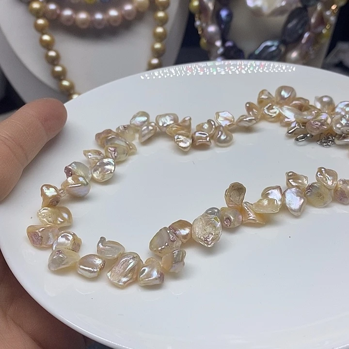 淡水珍珠未镶嵌吊坠(赠链)