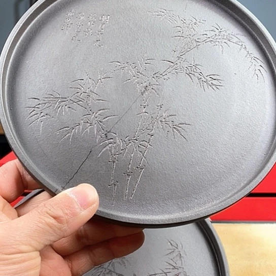 紫砂茶杯紫砂盘开裂