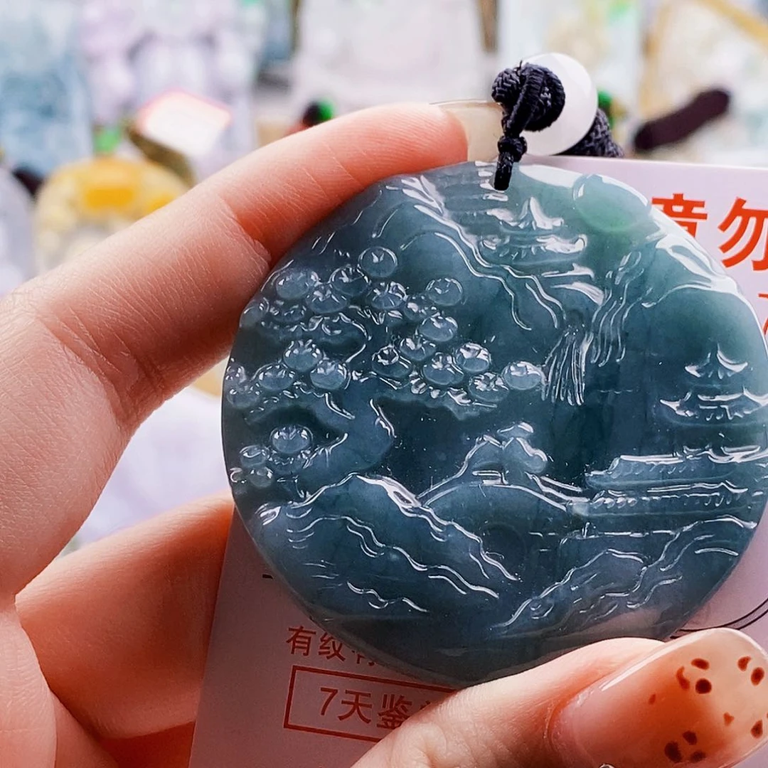 吊坠(不含链)未镶嵌翡翠