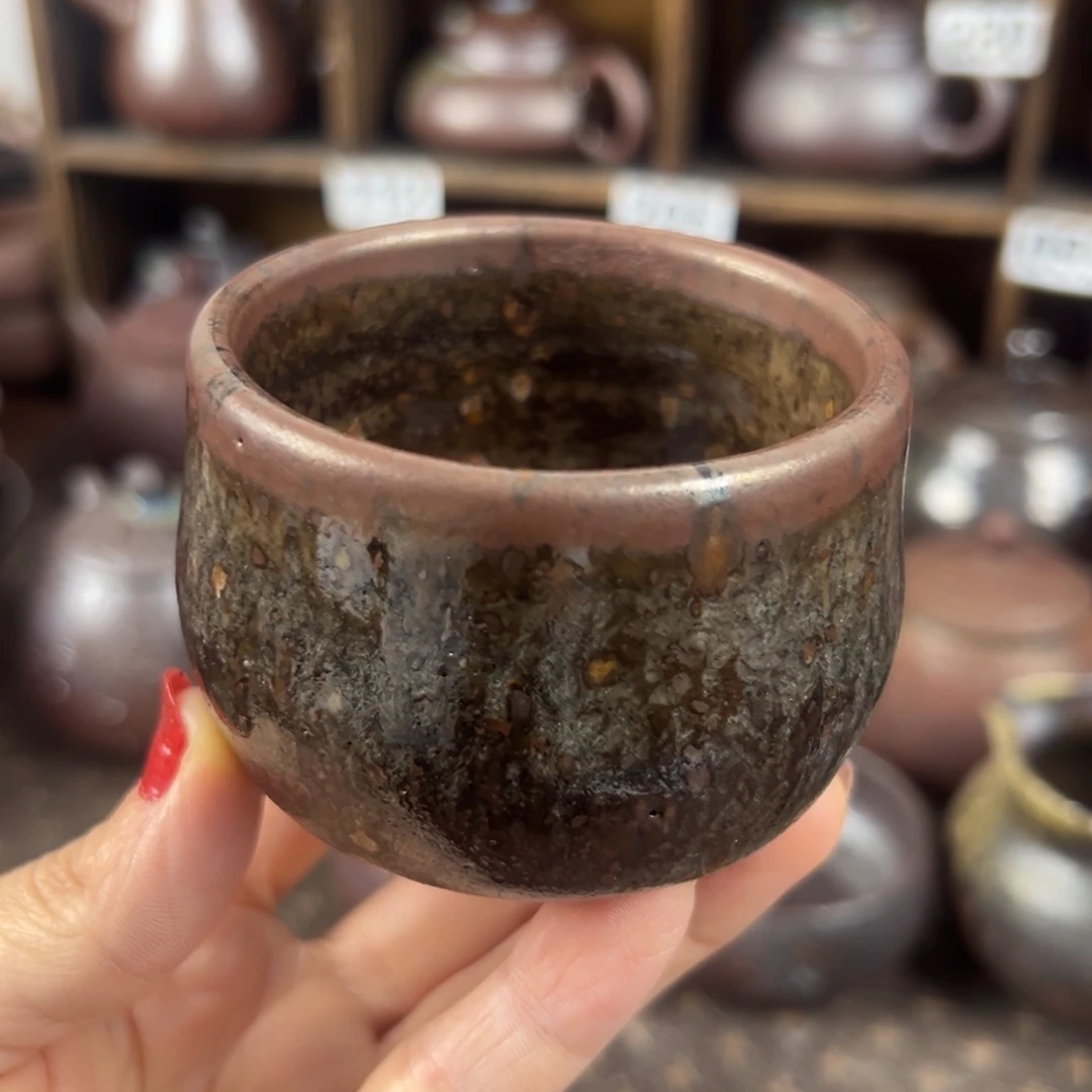 柴烧柴烧茶器主人杯