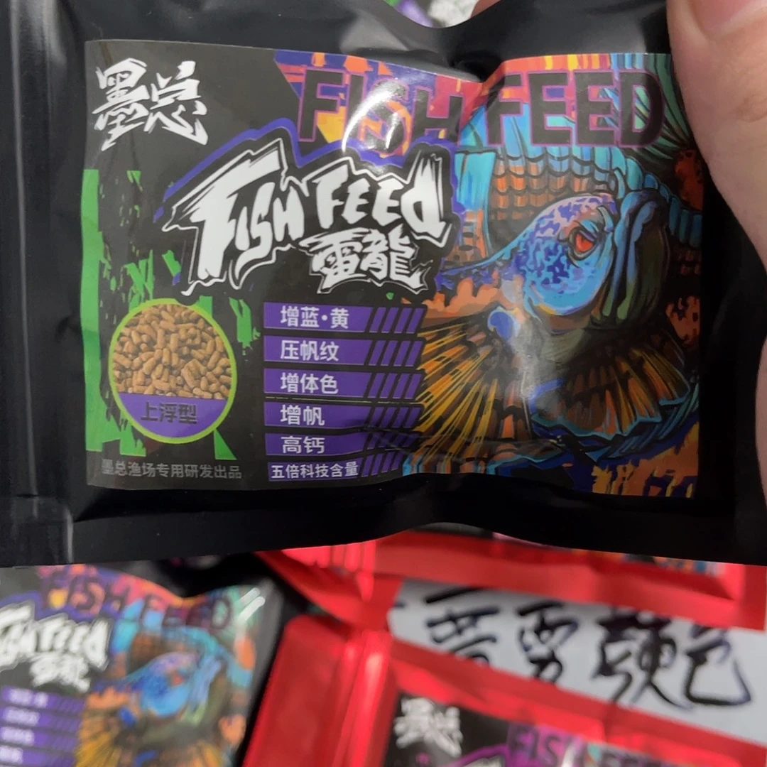 雷龙鱼五倍蓝色的