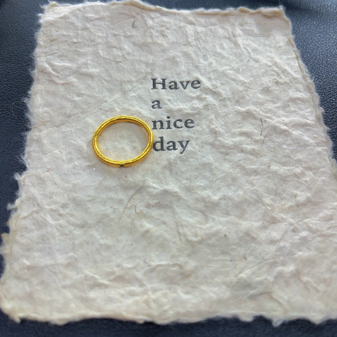 足金 镶嵌戒指14#（Z～z）