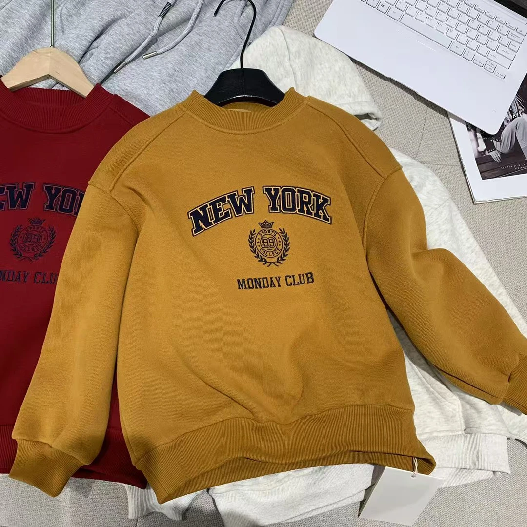 【现货】杭州六小六正版 BY LIUXIAOLIU冬季儿童加绒卫衣20365