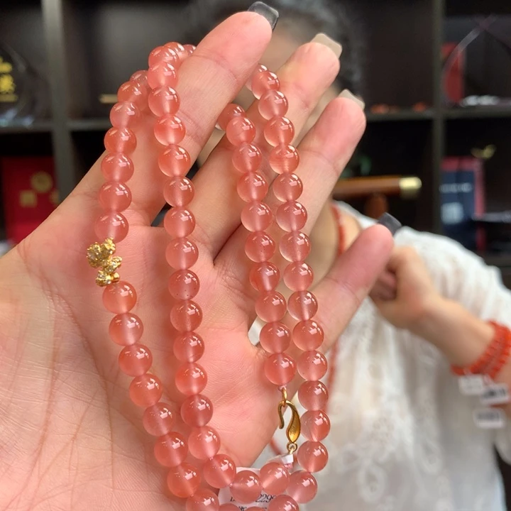 未镶嵌南红玛瑙南红玛瑙冰粉妈妈链