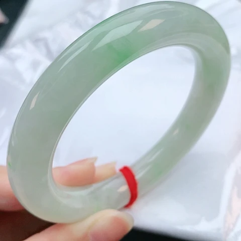 未镶嵌手镯翡翠57圆条880771