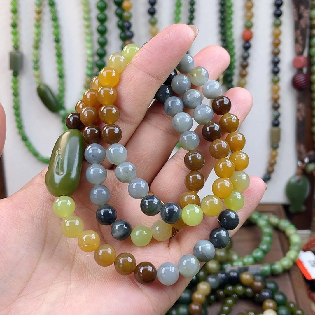 和田玉未镶嵌手链