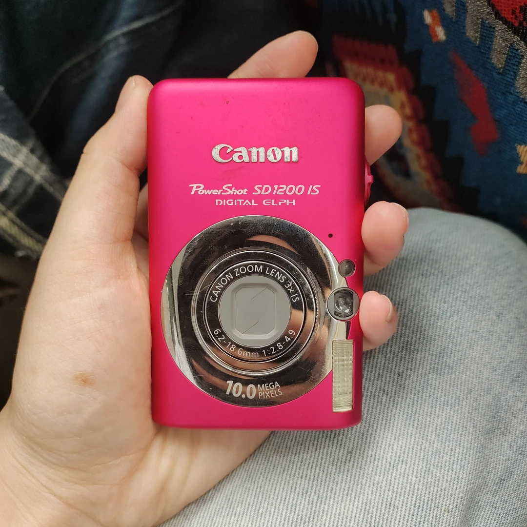 95新 Canon/佳能 ixus95红色1000w像素3倍变焦