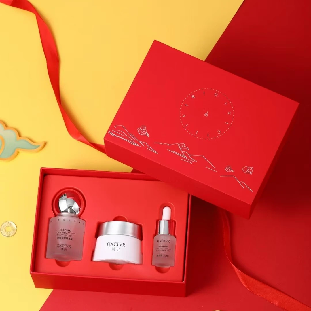 九美狐KUMIHU光果甘草焕肤霜30g+精华凝蜜10ml+能量露40ml