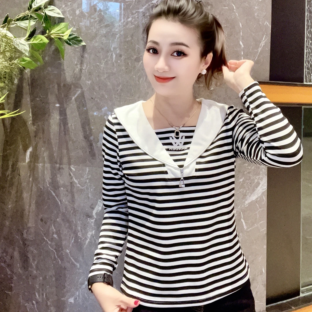 2025新款洋气减龄百搭短袖针织衫字母刺绣修身韩版拼接假两件上衣