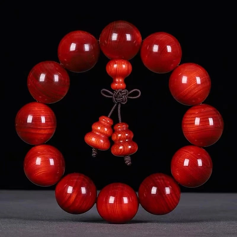 血龙木手串高档小孔工艺女款天然光滑大规格手工品不同打磨佛塔款