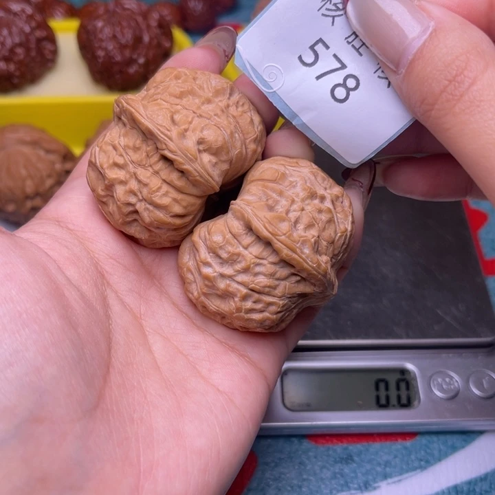 一****文玩核桃把件南瓜墩41.578