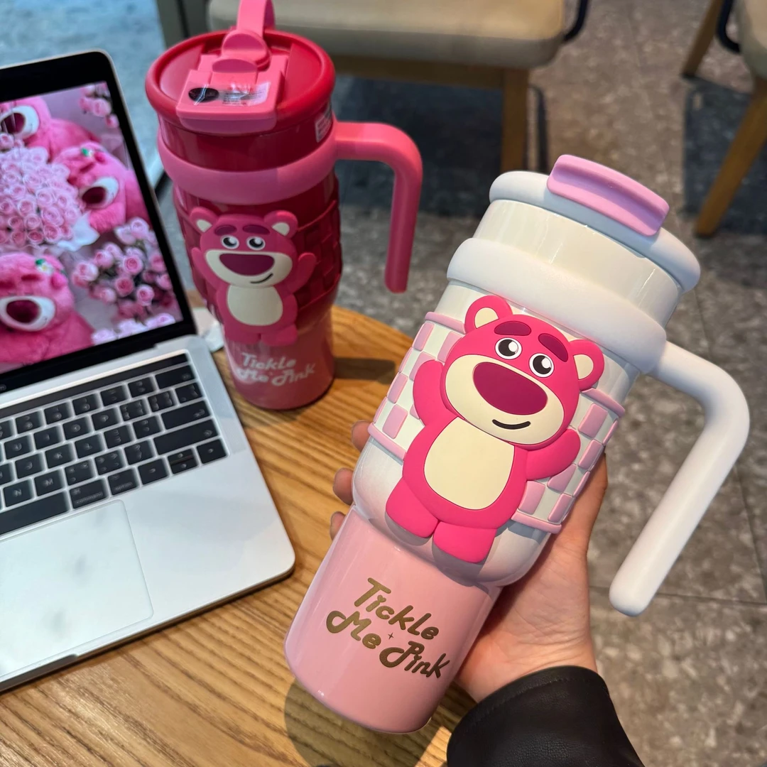 贝恒蒂星光保温杯可爱高颜值双饮大容量316不锈钢冰霸汽车杯水杯