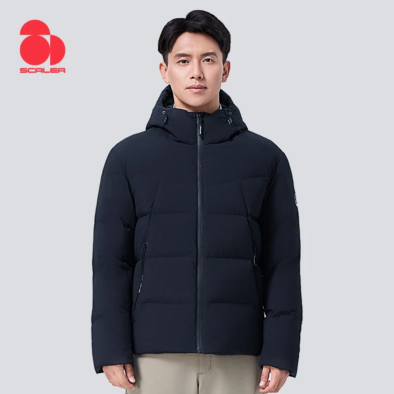 SCALER/思凯乐男女款羽绒服户外保暖弹力羽绒外套