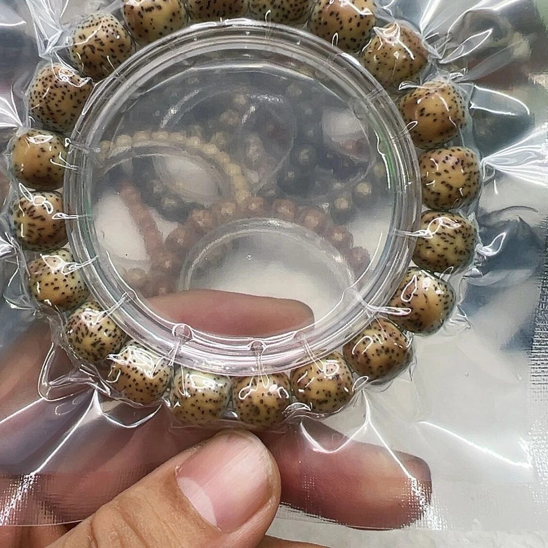 星月菩提手串83高端糯冰火烧云石玉星月菩提单圈11