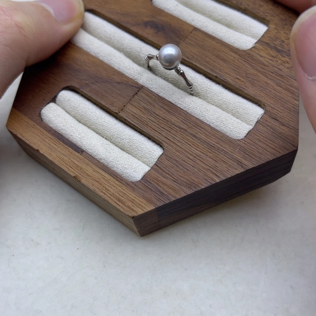 海水珍珠戒指银S925镶嵌