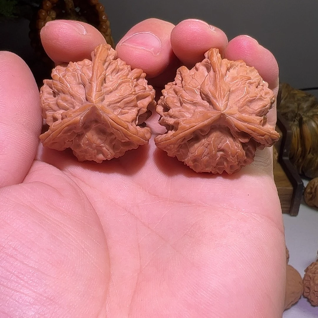 把件文玩核桃全品盘山三棱37尺