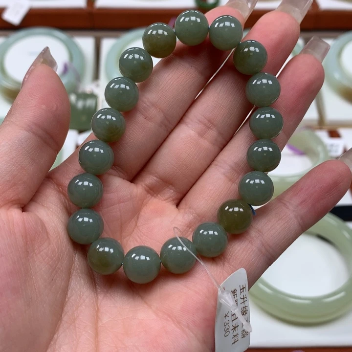 手链未镶嵌和田玉（糖玉）