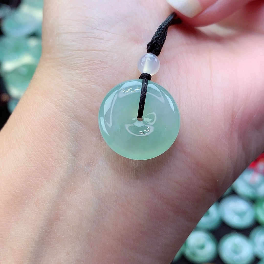 翡翠颈饰未镶嵌3尺寸18.1-5.1